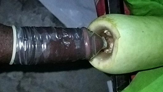 When Baby ran away, I had sex with the vegetables.