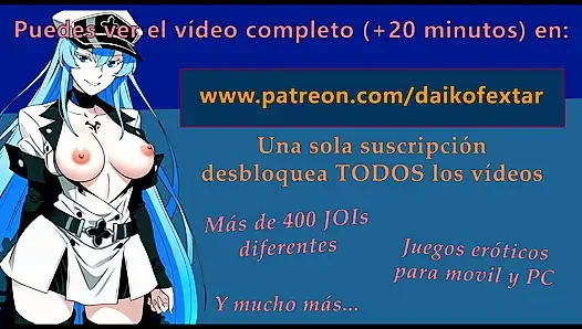 çok itaatkar için İspanyol sesli anal 31 talimatı. Esdeath seni sperm kabına dönüştürüyor.