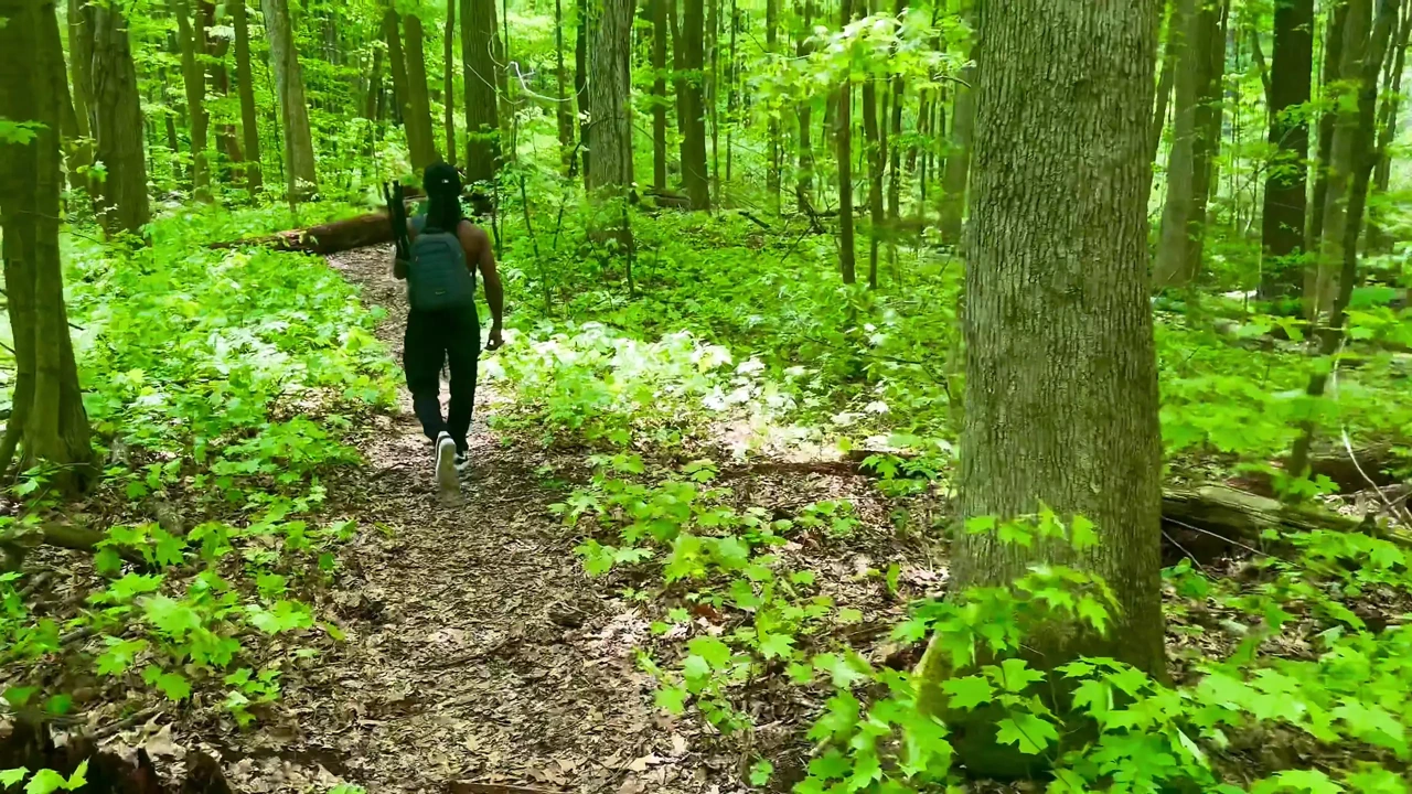 A Nature Walk and Facial In The Woods