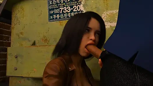Office Colleague Girl Sucking Viktor Big Cock Almost Caught