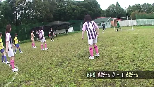 Japanese Soccer Babe's Hairy Pussy Slammed Hard - Huge Creampie Explosion!