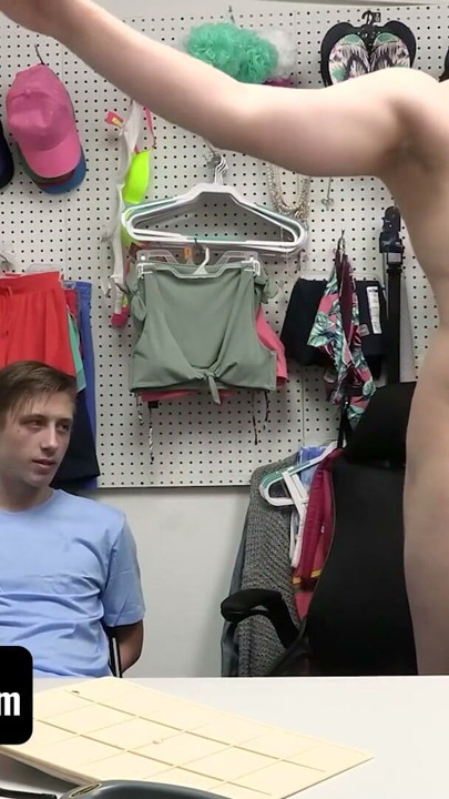 Young Perps - Cute Young Twinks Taken To The Backroom And Disciplined By The Hunk Officer | Clip 1