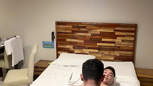 Nervous 18yo Asian Twink's First Hot Gay Sex