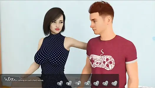 Помогая красоткам No2: Йоханнес увидел сиськи Беллы, когда она одевалась