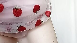 Robe à la fraise