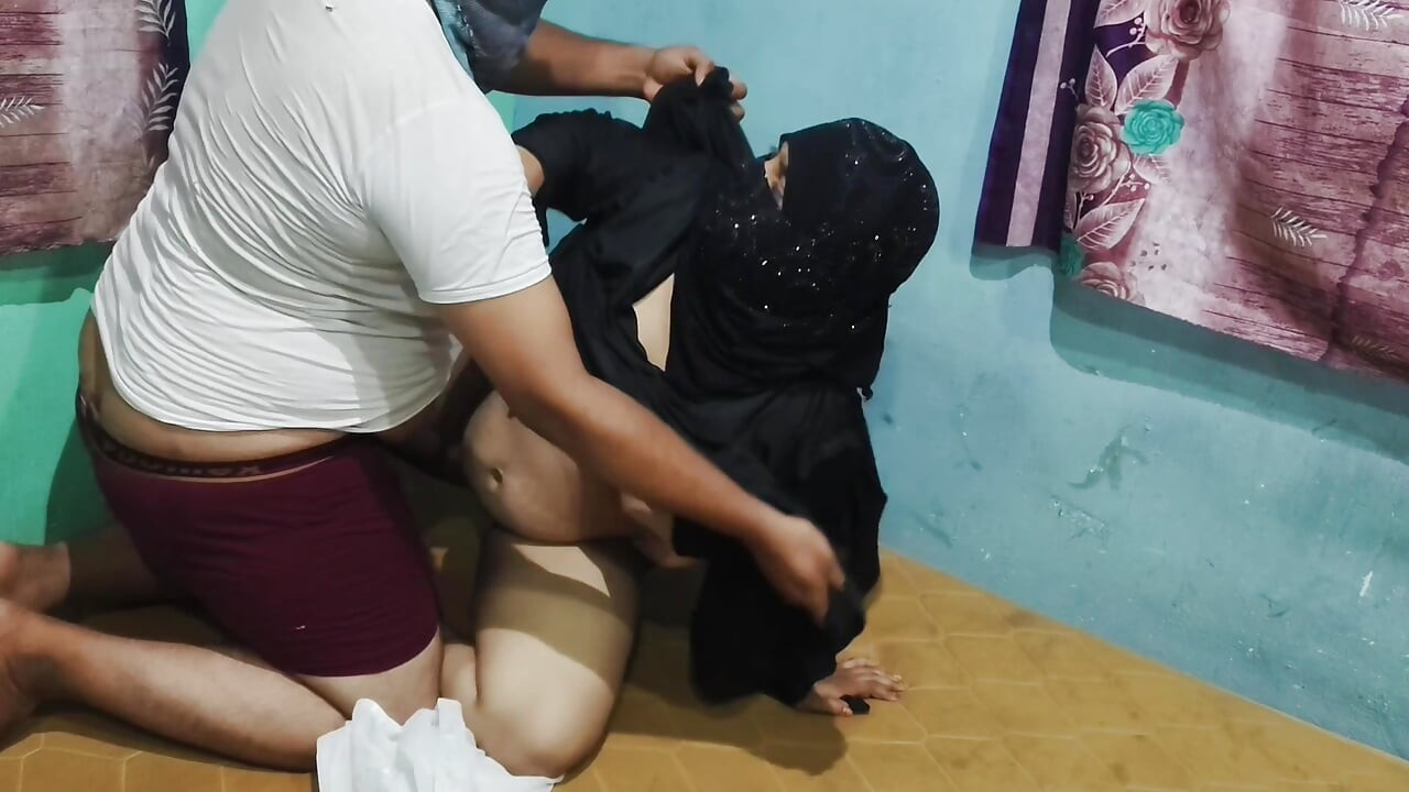Muslim girl hijabi baby talking about hard sex