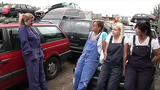 Outdoor Fuck Party! Getting All Those Cunts Stuffed!