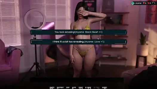 Adik tiri Jepang dengan bikini dan ngusap kontol abang tirinya sendiri