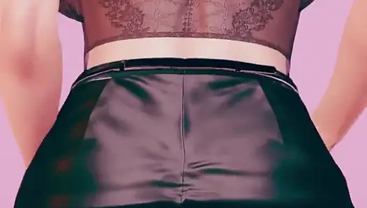 MILF-stiefmutter kämpft mit ihrem dicken arsch bis zum creampie