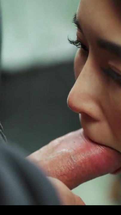 Cute Asian Kpop Idol Drooling Precum - Japanese Girl Freeze Facefucked | Clip 2