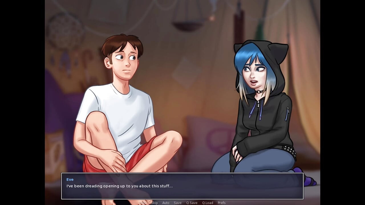 Saga de verão - Eve me deu um punheta.