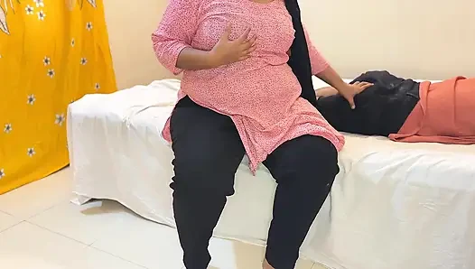 Teen 18yo Wearing Glasses Hot Stepmom in Stepson's Bed at Midnight Cheating on Husband!