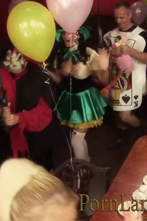 Cosplay big tits babes fucked in group sex hardcore