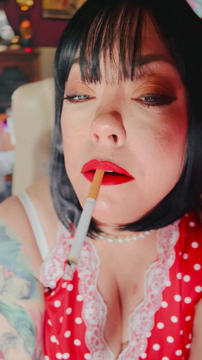 Smoking Instructions From Your Smoking Queen, Tina Snua. Smoke With Me - Dangles Drifting Snap Inhales | Clip 1