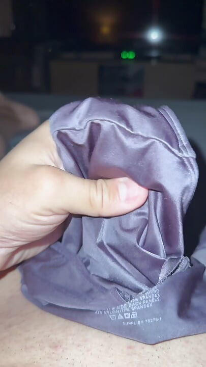 Soiled satin panties
