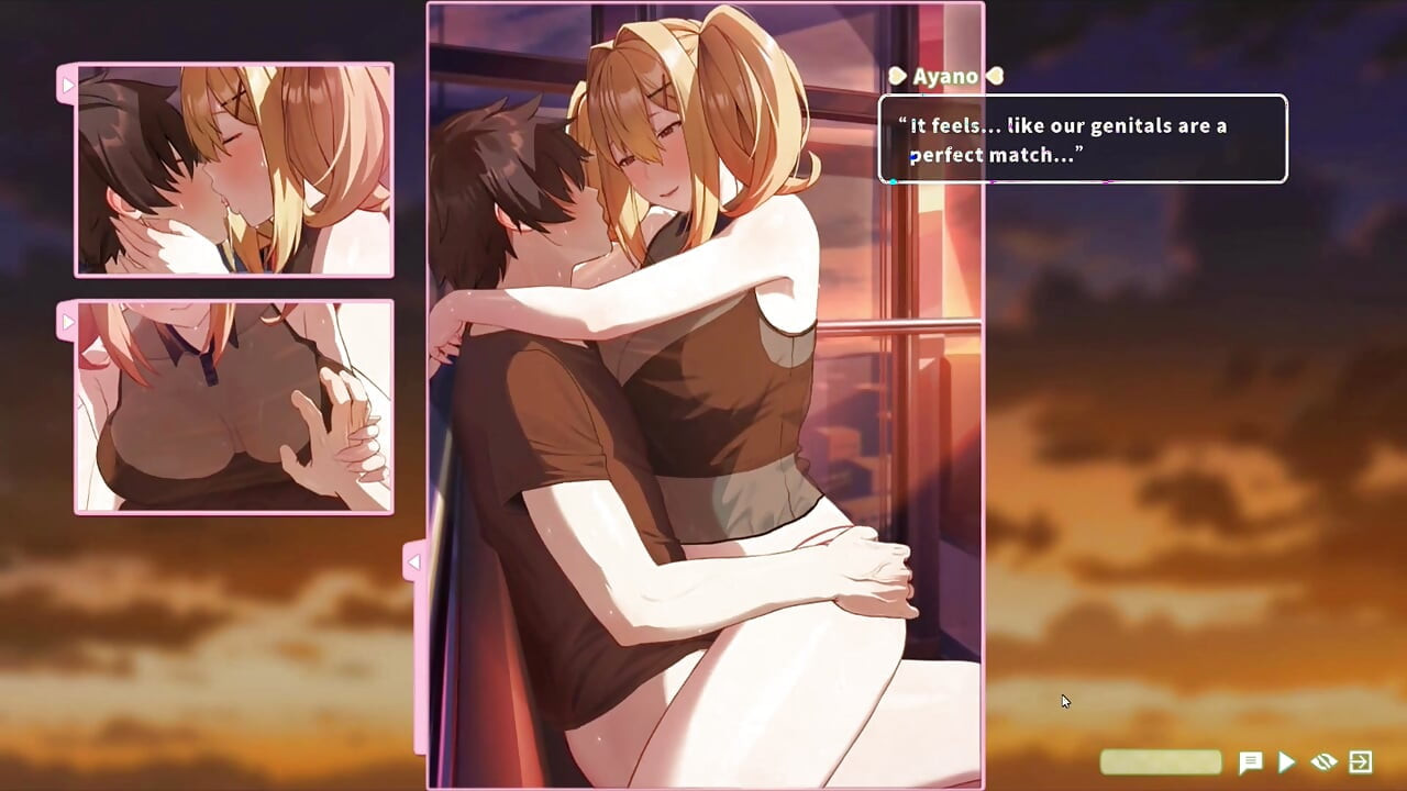 Hentai Game - Letnja clover - ferris wheel sex - jebanje plavuše na ferris točku