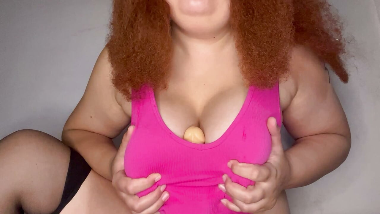 Lazy Solo Masturbation – Gorgeous Busty MILF with Huge Tits