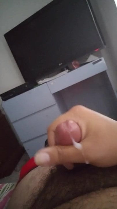 Jerking off again nice cumshot