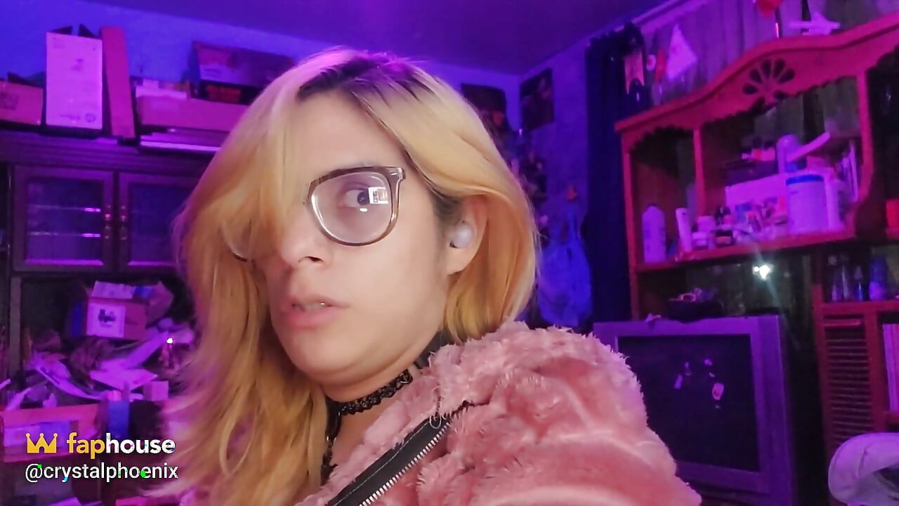Sissy Wears a Sex Necklace at the Asmr Church