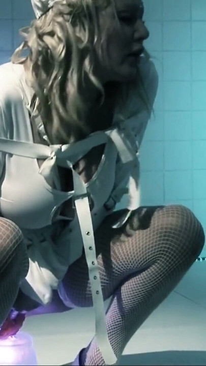 Blondie in a straightjacket has threesome with two doctors | Clip 2