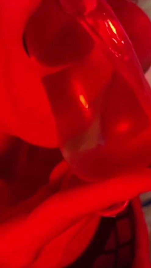 Piss Condom Worship & Rough Anal in Plastic Panties | Clip 1