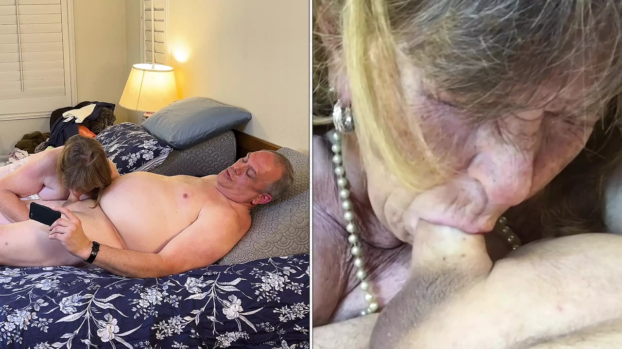 Angelic Granny Carmen Gives Heavenly Head