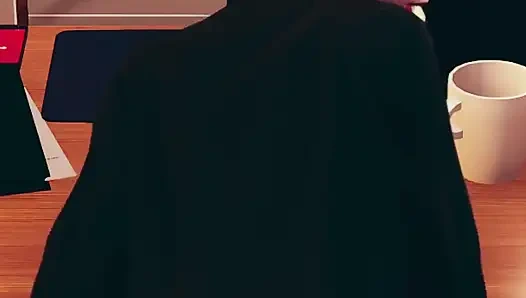 Ortakları ofisten ayrıldıktan sonra patron sekreteri sikiyor