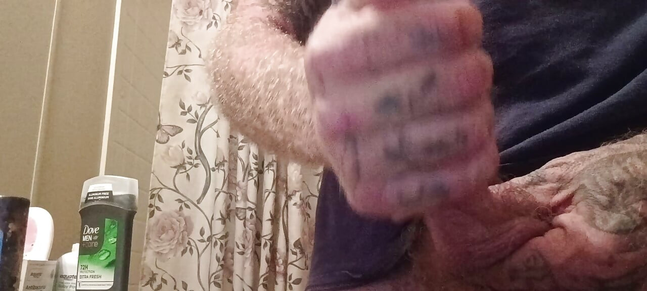 Daddy edging and releasing hot cum load