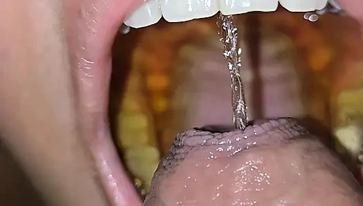 Sucking My Man's Dick for the Second Time with a Lot of Thirst for Cum a...