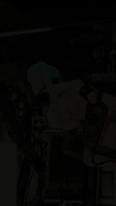 Sex in a spaceship. Space busty girl in cuffs gets fucked hard by sex robot in the lab | Clip 1