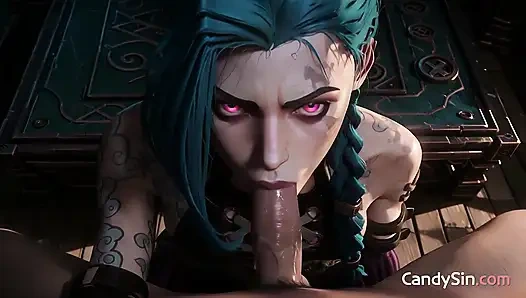 Dövmeli jinx yumuşak domaltmalı okşuyor yapay zeka pornosu