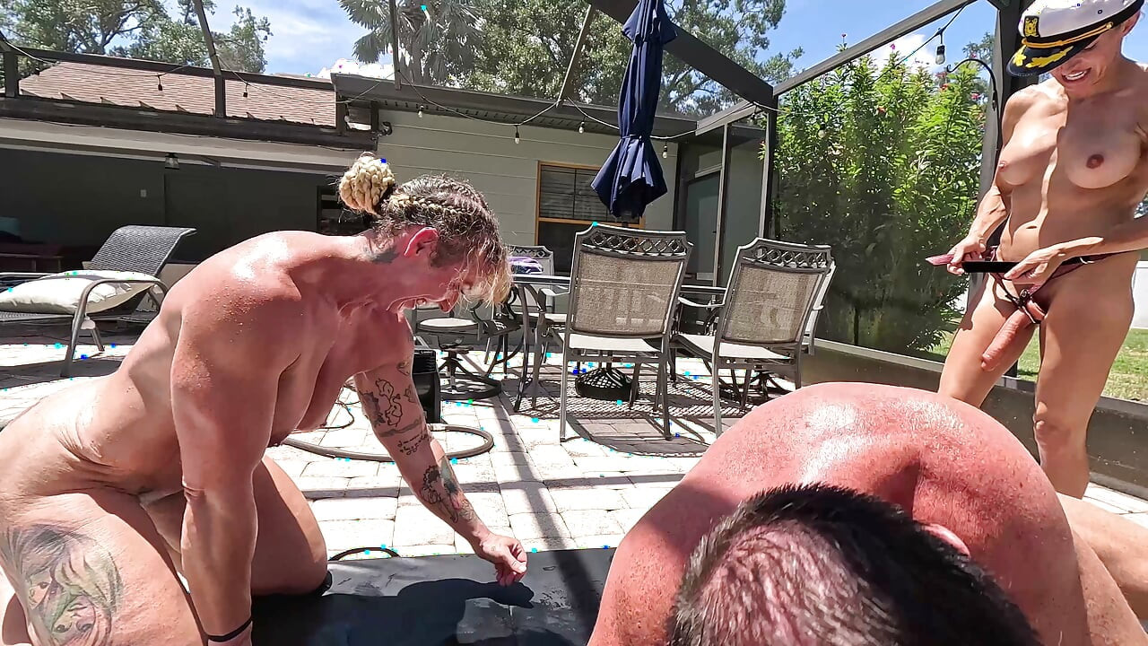 Nude Mixed Sexwrestle Featuring Kenny Cumshot Lora Cross and Ecko Belle Losers Get Fucked