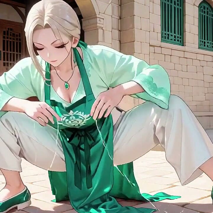 Kneeling in the Garden, Sipping Tea, Can You Handle This Fantasy?