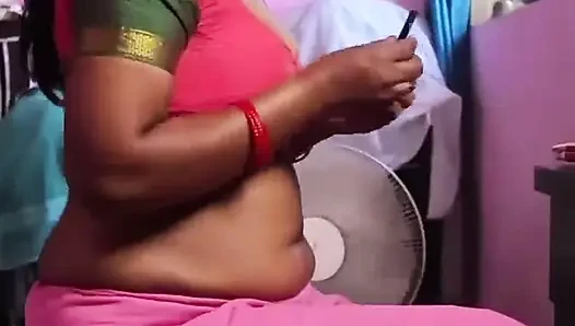 Mami Ki Lal Sari Dekh Ke Land Khada Hogya Hardcore Chudai with Mami