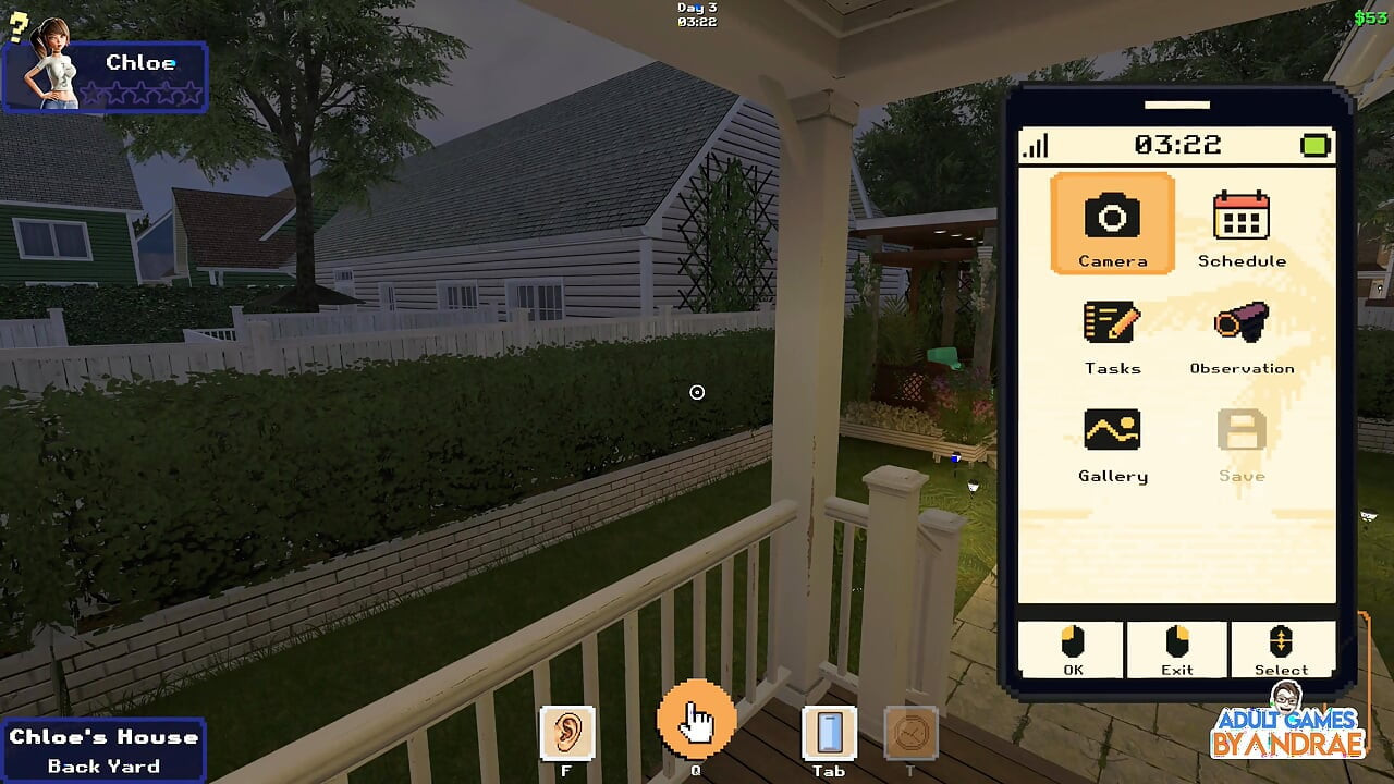 Ep2: Chloe Doing Jumping Jacks - My Sexy Neighbour 2 (gameplay)