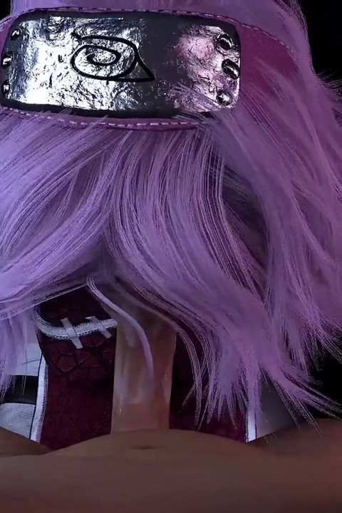Sakura lutscht schwanz in POV - naruto 3D Hentai-parodie