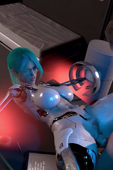 Testing the Pussy of a Half Assembled Sex Robot Girl