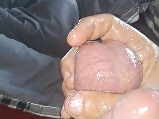 My Penis Soft To Hard Big Balls Oiled Penis Cumming