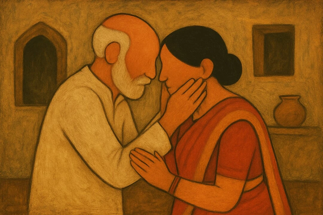 Desi Indian Old Man Village Hot Married Women !!