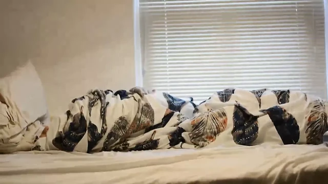 Sexy student dry humping bed