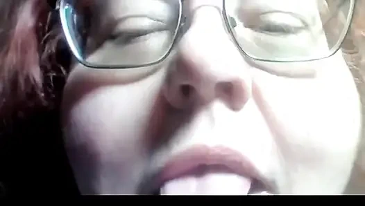 BBW Gives You Close up Clip of Her Nake Lips and Mouth Kissing and Licking Her Lips for You a Requested Clip!