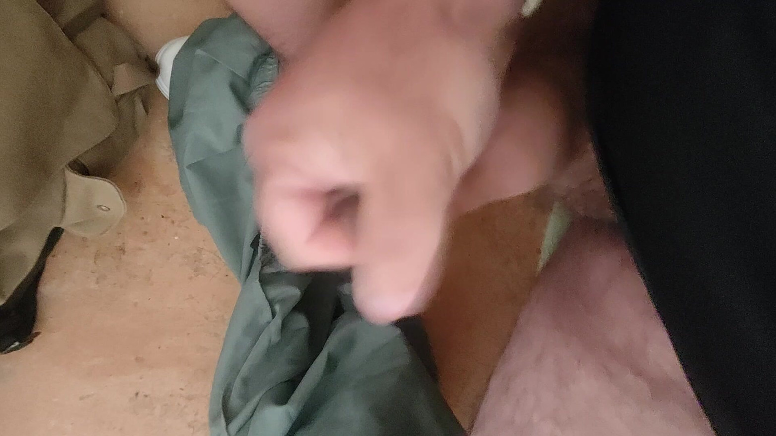 Again masturbating