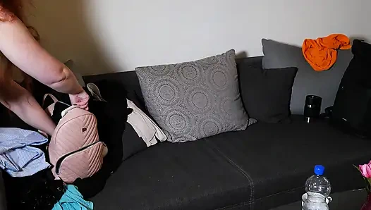 За кулисами — Банни готовится к съёмке порно