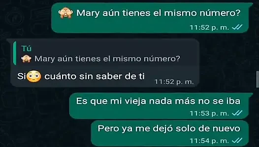 Hot Chat with My Ex's Whore, with Photos