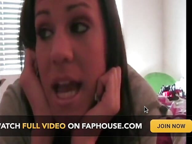 Dirty talking teen teasing