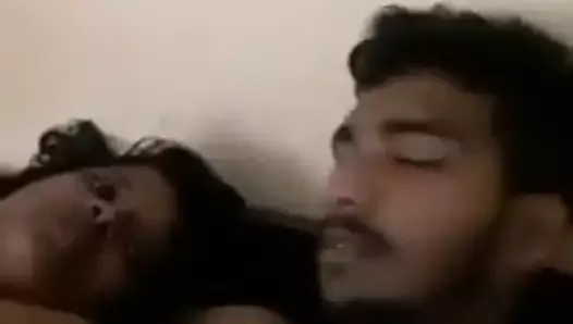 Indian aunty enjoying sex with young neighbor boy