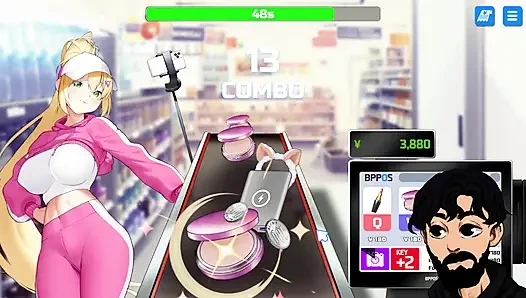 Hentai-spiel, büroangestellte benutzt dating-app, um ihre heißesten fantasien zu erkunden, teil 3