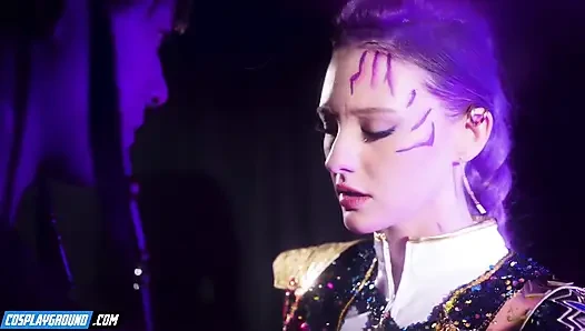 Gizemli saja melody marks'ı sikiyor ve amını dolduruyor - kpop iblis avcıları porno cosplay parodi