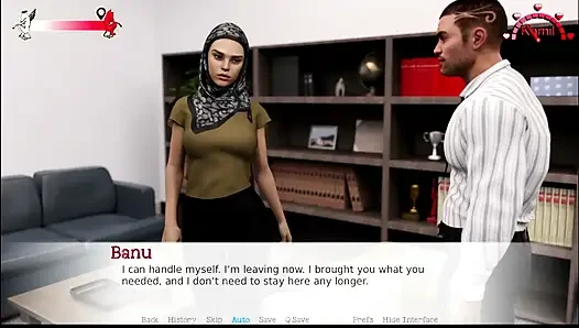 Life im Nahen osten # 8 - Banu träumte von 2 männern und sie spielte mit ihrer muschi, während sie an all die sex scens, die sie sah.