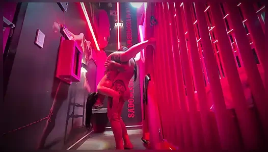 Lesbian Tinder Date at Motel Ends in Rimjob - Anitta Miller & Sweet Kimmi